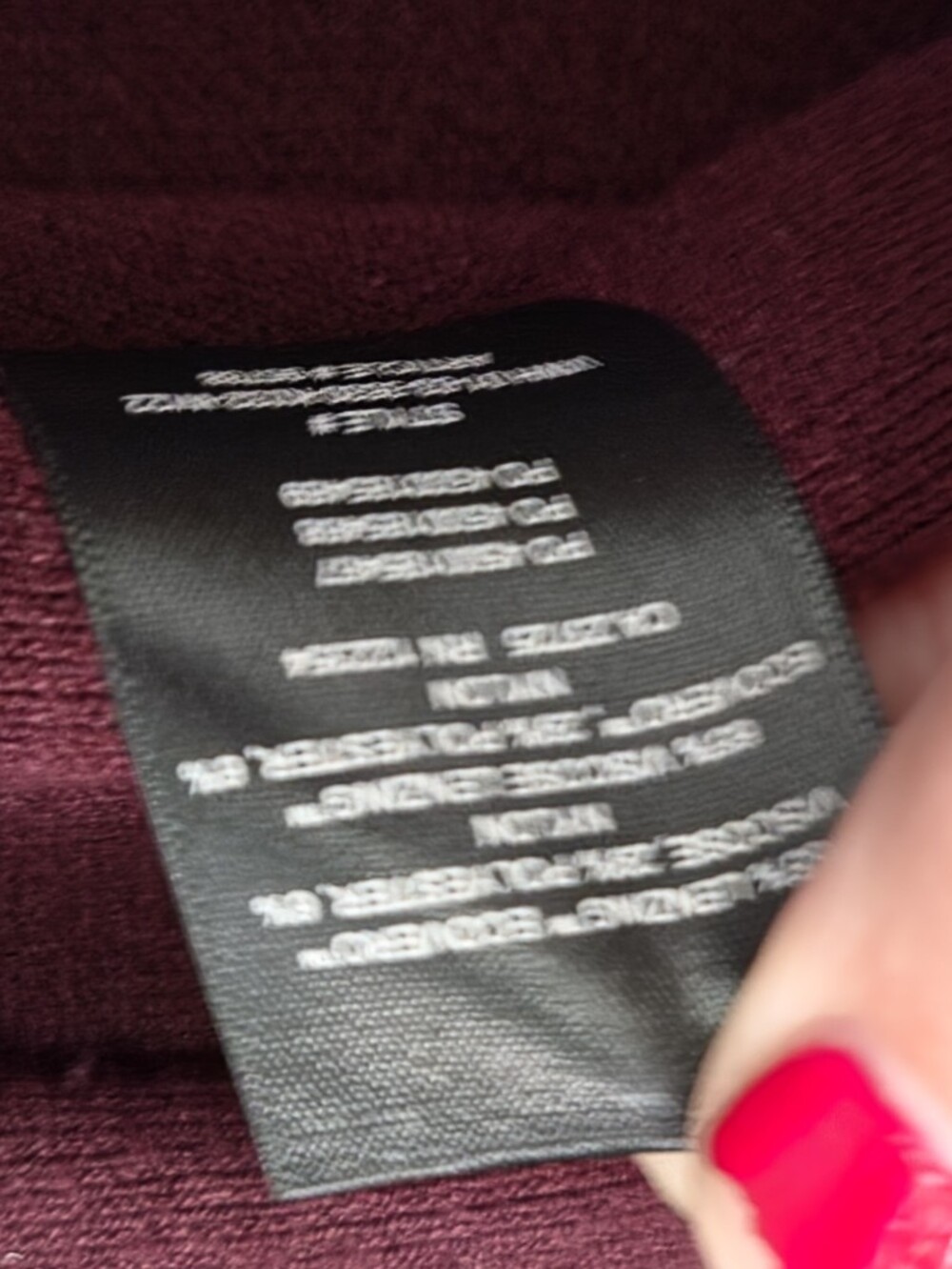 Babaton Long Open-Front Robe - Deep Wine - Picture 3 of 5